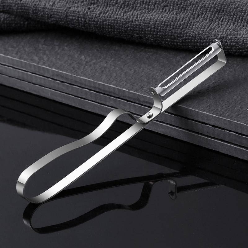 1 Pcs Edelstahl Schäler Kreative Neue Bequem Schäler Hobel Messer Küche Gadgets Küche Gemüse Und Obst Schaben von Joom DACH