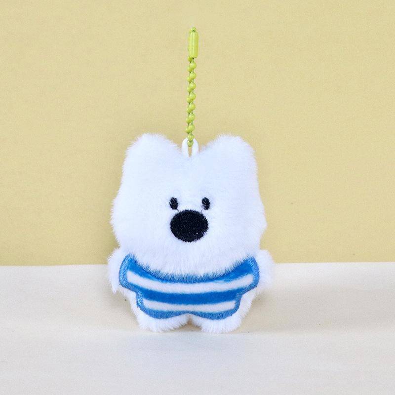 1 Stk. Kleiner Hund Puppe Schlüsselanhänger Anhänger Plüschpuppe Schlüsselanhänger Kinder Tägliche Party Überraschungsgeschenk blau von Joom DACH