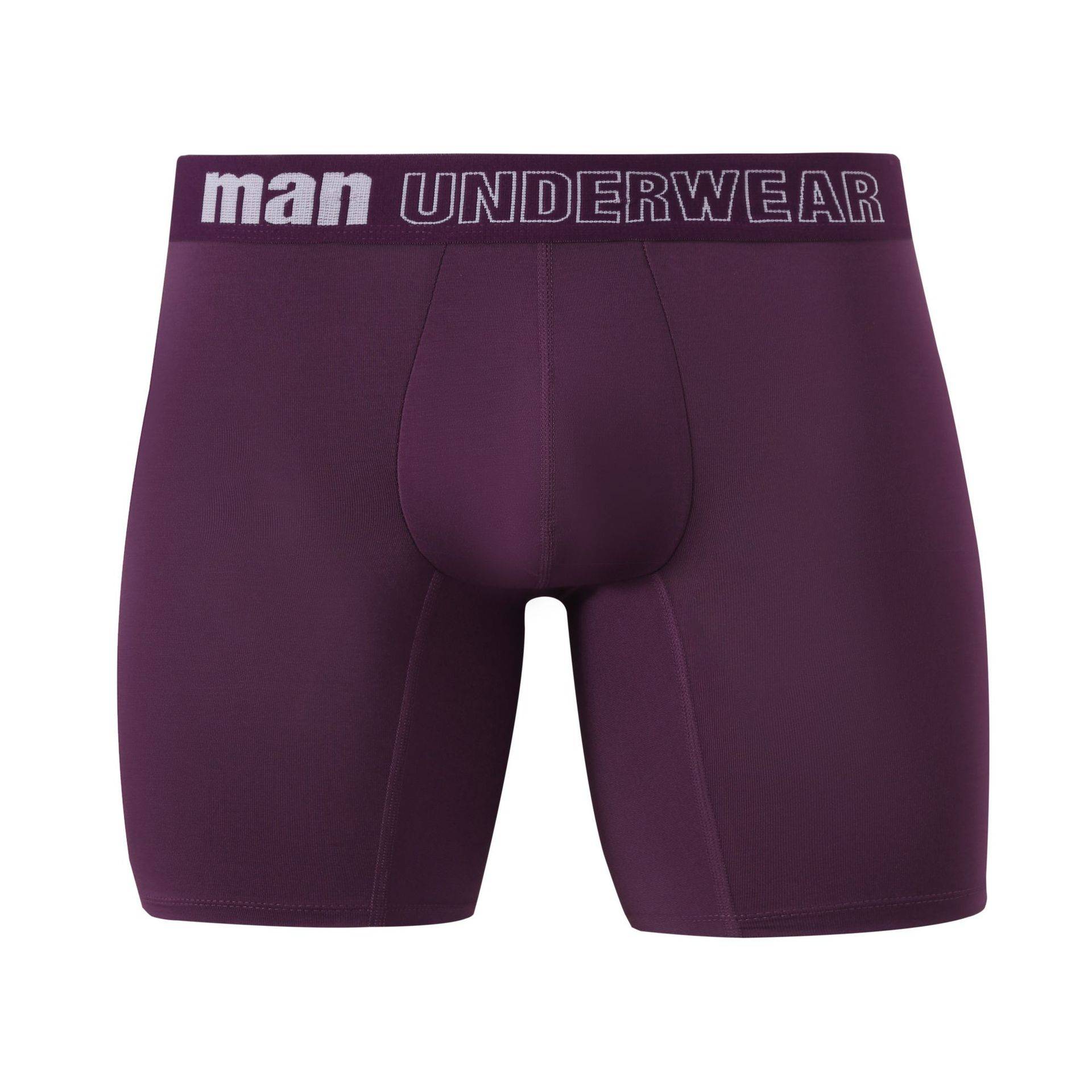 1 Pcs Sommer Große Größe Männer Unterwäsche Boxer Briefs Höschen Mode Knickers Bambus Faser Unterhose Antibakterielle Unterwäsche 7XL violett von Joom DACH
