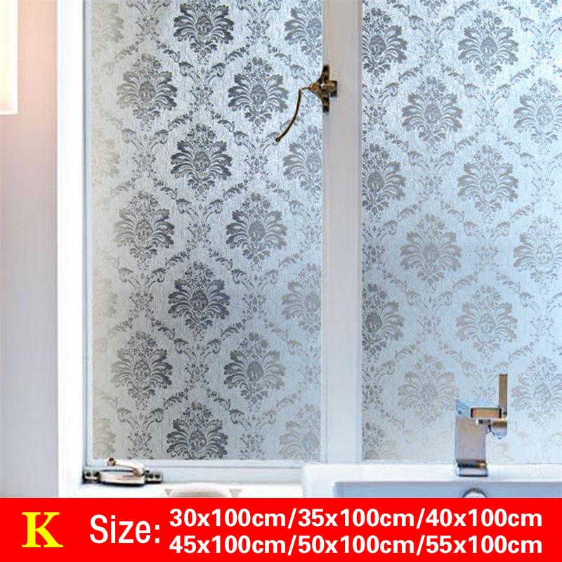 1 Rolle Home Decor Privatsphäre Fenster Glas Film Aufkleber gebeizt 3D dekorative selbstklebende Aufkleber 30x100cm von Joom DACH