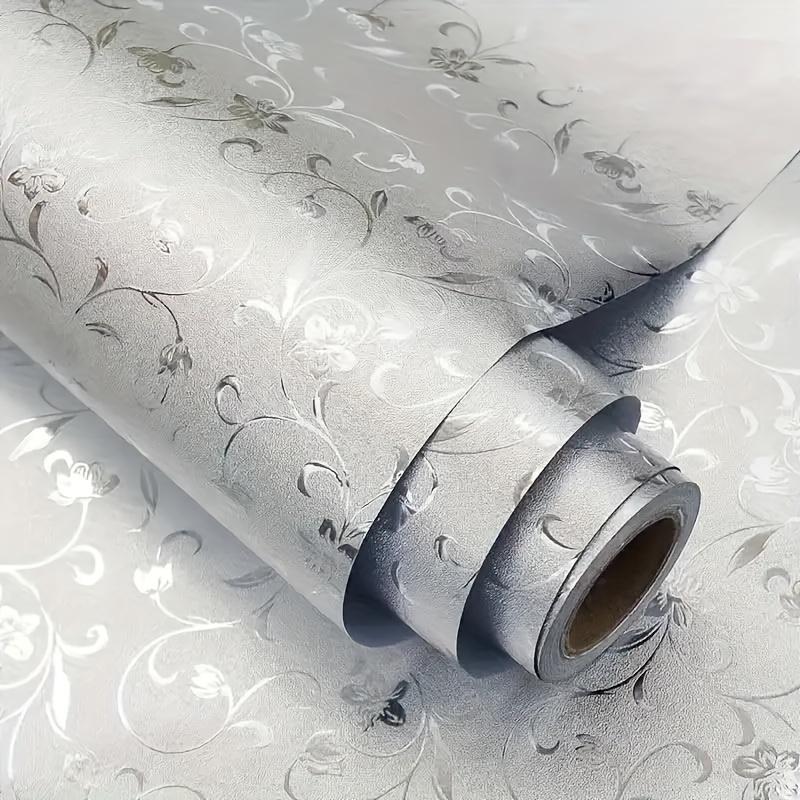 1 Rolle selbstklebende Küchen-Aluminiumaufkleber, ölbeständig, wasserfest, abziehbares und klebendes Kontaktpapier aus Aluminiumfolie, Aufkleber können zugeschnitten werden 40*1000cm/15.75*393.7in von Joom DACH