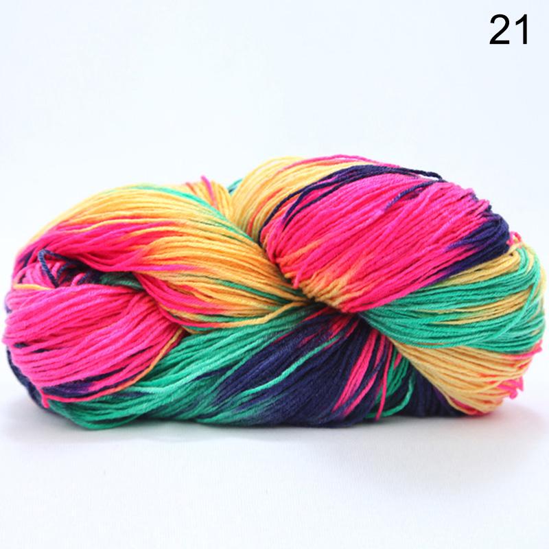 1 Rolle warmes Garn, Strickwolle, mehrfarbig, handgehäkelt, zum Selbermachen, Häkeln, Stricken, Babyschal, weich 21 von Joom DACH