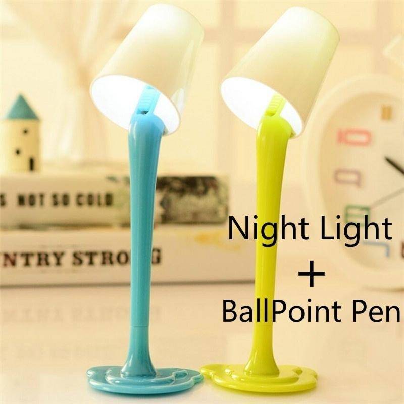 1 STÜCK Kreative Lampe Nachtlicht Doppelzweck Kugelschreiber aus Kunststoff Lieblich Andere Interessante Büro Su von Joom DACH