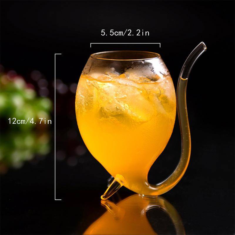 1 STÜCK Kreativer Becher Cocktailbecher Weinglas Strohhalm Vampirbecher von Joom DACH