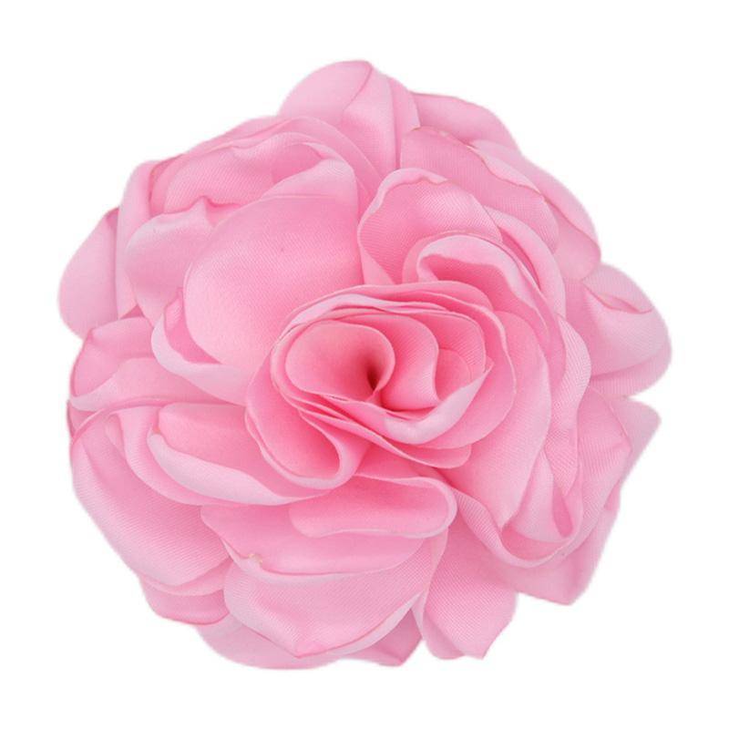 1 STÜCK Kunst Blumenbrosche Stoff Corsage Geschenk Tuch Anstecknadel Handgefertigter eleganter Schmuck für Frauen hellrosa von Joom DACH