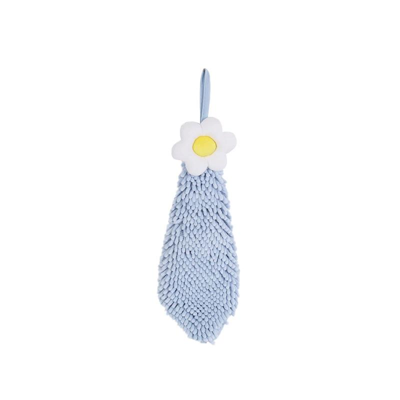 1 STÜCK Niedliches Korallenvlies-Handtuch, verdicktes, saugfähiges Handtuch, aufhängbar, langlebig, weiches Taschentuch, Küchen- und Geschirrtuch 1PCS blau von Joom DACH