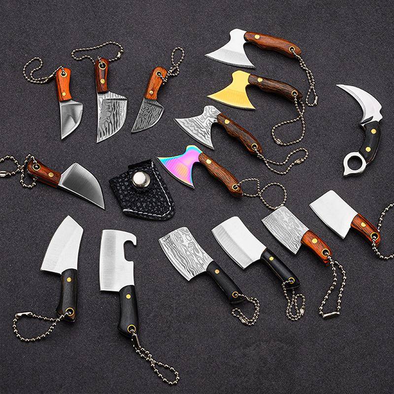 1 STÜCK geeignet für Verpackungsöffner Mini-Taschenmesser Edelstahl Mini-Kochmesser Boxschneider Messer Schlüsselanhänger B von Joom DACH
