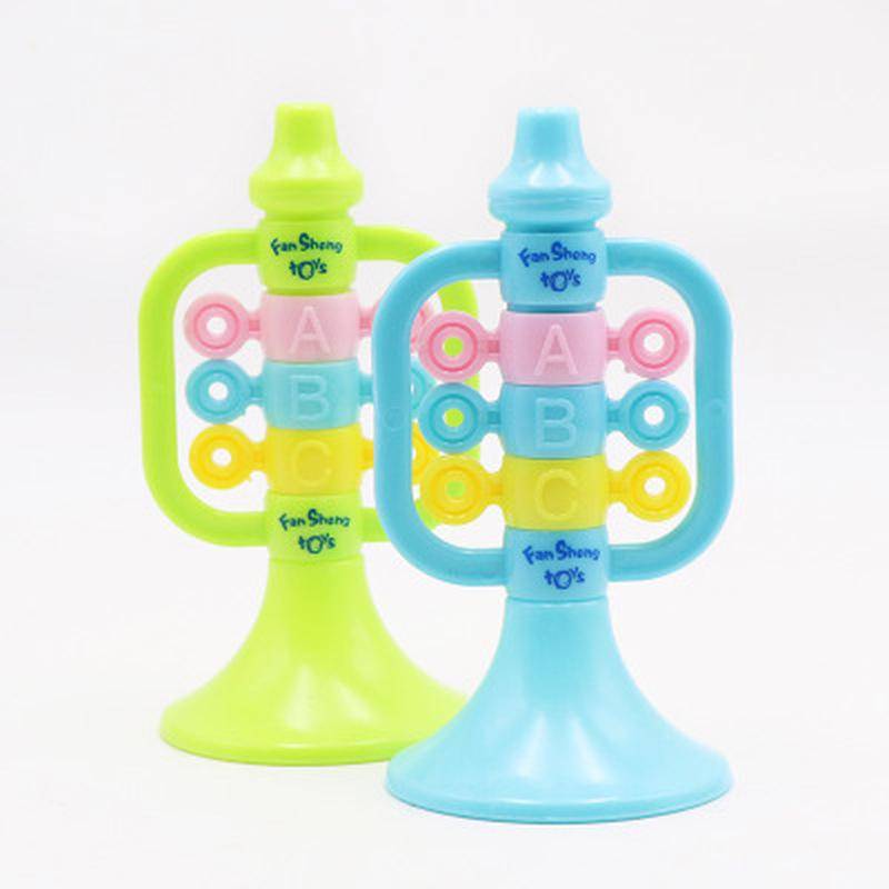 1 STÜCKE Kunststoff Trompete Musikinstrumente für Kinder Baby Kinder Bildung Spielzeug Kleine Musik Trompete Hupe Baby Spielzeug Zufällige Farbe von Joom DACH