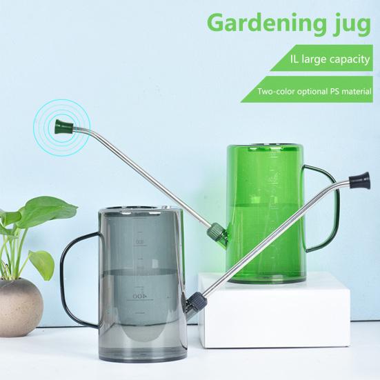 1 Set 1000ml Gießkanne mit Sprinkler Düse Lange Mund Transparent Skala Topf Bewässerung Pflanze Bewässerung 1000ML grau 1 Set 1000ml Gießkanne mit Sprinkler Düse Lange Mund Transparent Skala Topf Bewässerung Pflanze Bewässerung 1000ML grau von Joom DACH