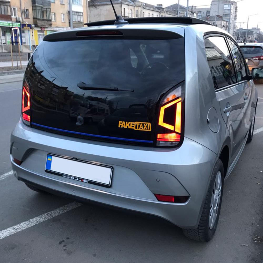 1 Set 2 Stück/Set FAKE TAXI Reflektierende Autoaufkleber Aufkleber Emblem Selbstklebende Vinylaufkleber für von Joom DACH