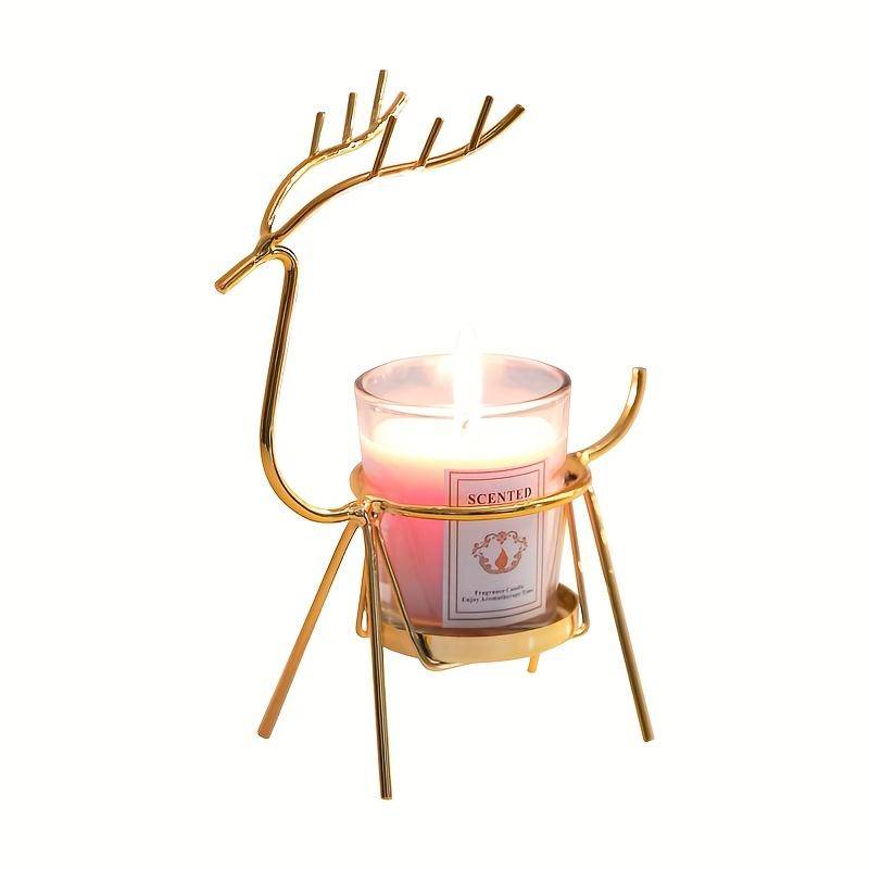 1 Set Eisenkunst-Aromatherapie-Kerzendekoration, Haushaltsduft aus Sojabohnenwachs, galvanisierter Kerzenständer mit Handgeschenk, Ins-Duft, ätherisches Öl Pack of 1 von Joom DACH