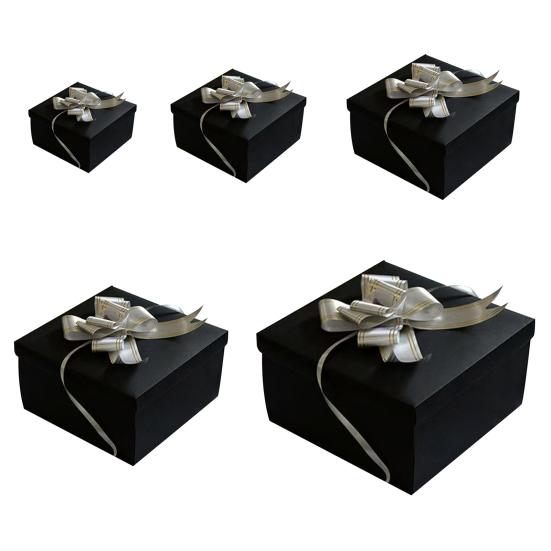 1 Set Explodierende Geschenkbox 5 Schichten Weihnachts-Geldbox Papier Wiederverwendbare Feiertags-Geschenkboxen zur Aufbewahrung von Snacks Süßigkeiten Bargeld Geburtstag Hochzeit Weihnachtsfeier schwarz/silber von Joom DACH