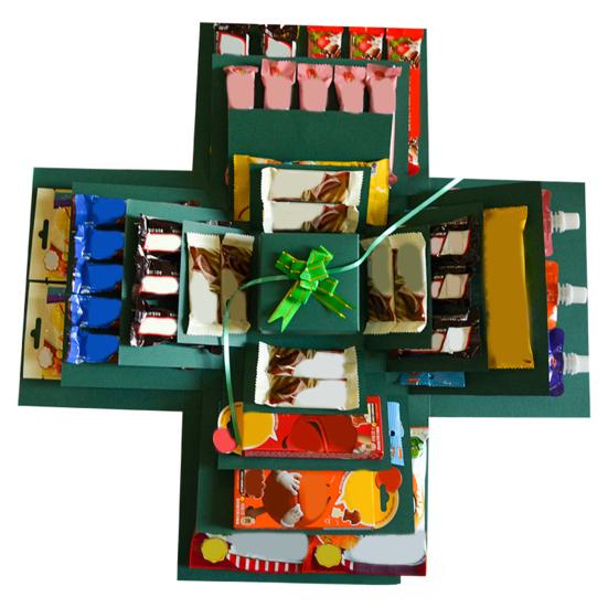 1 Set Explodierende Geschenkbox 5 Schichten Weihnachts-Geldbox Papier Wiederverwendbare Feiertags-Geschenkboxen zur Aufbewahrung von Snacks Süßigkeiten Bargeld Geburtstag Hochzeit Weihnachtsfeier grün von Joom DACH