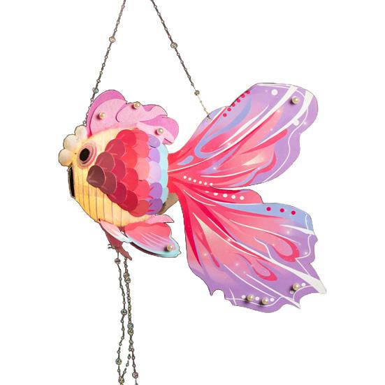 1 Set Goldfisch-Papierlaterne mit Pol, batteriebetrieben, zum Selbermachen, handgefertigt, chinesisches Neujahr, Mittherbstfest, Fisch, Nachtlicht, Material, Tasche, Kindergeschenk M rosa 1 Set Goldfisch-Papierlaterne mit Pol, batteriebetrieben, zum Selbermachen, handgefertigt, chinesisches Neujahr, Mittherbstfest, Fisch, Nachtlicht, Material, Tasche, Kindergeschenk M rosa von Joom DACH