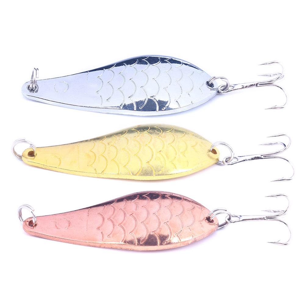 1 Stück/3 Stück Löffel-Jig Forelle Barsch Winter-Tackle Angelköder Metall Einzelhaken Spinnerbait Bach Kunstköder Hard Wobbler 7cm 20g von Joom DACH