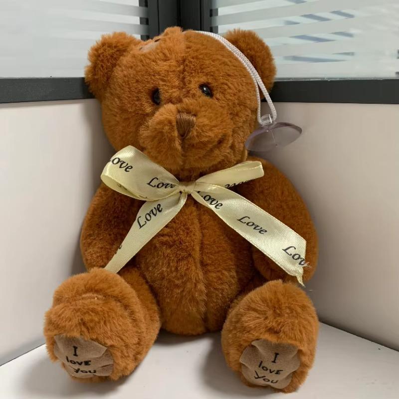 1 Stück 18cm Niedliche Teddybär Puppen Patch Bär Weiches Plüschtier Bär Babyspielzeug Kinder Mädchen Geburtstag Brinquedos Hochzeit Mädchen Geschenke dunkelbraune von Joom DACH