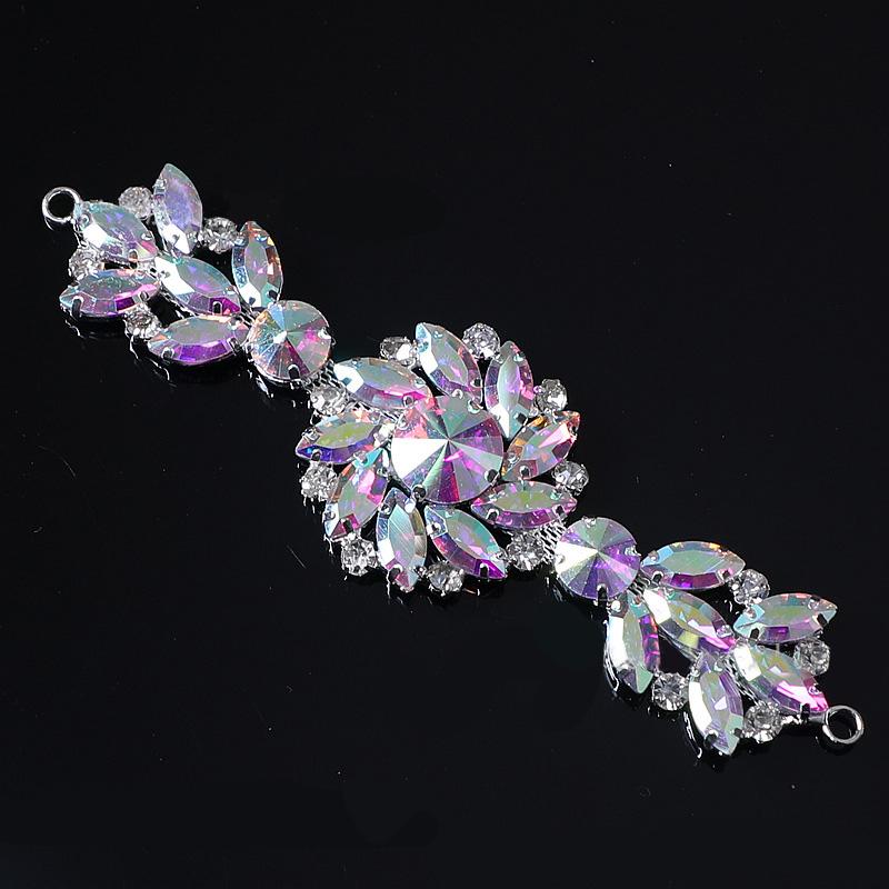 1 Stück Aufnäher DIY Markise Tropfen & Rund für Kleidung Schuhe Taschen Gürtel Schärpe Applikationen Glitzer Hochzeitskleid Strasskette von Joom DACH