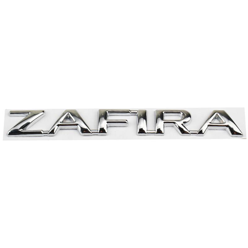 1 Stück Auto 3D Metall Buchstaben Wörter Logo Aufkleber für Opel ZAFIRA Auto Heckklappe Alphabet Emblem Plakette Dekoration Aufkleber silber von Joom DACH