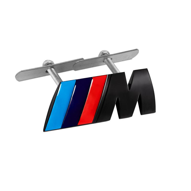 Auto Karosserie M Sport Abzeichen Beschriftung Aufkleber Auto Kühlergrill Abzeichen Äußere Modifikation Für BMW E46 E39 E90 E60 E36 E34 E30 F20 E92 M3 M4 M5 Grill black von Joom DACH