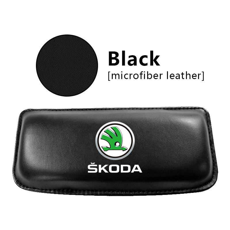 1 Stück Auto Kniepolster Innen Kissenpolster Bequemes Kissen Memory Kopfstütze Für Skoda Octavia MK2 MK3 2 3 A7 Fabia Karoq Kodiaq Superb Rapid Kamiq schwarz von Joom DACH