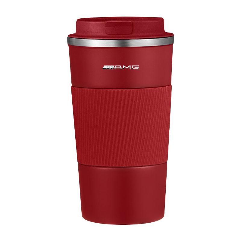 1 Stück Auto Thermoskannen Kaffeetasse Reise Tragbare Isolierflaschen Für Mercedes Benz AMG GLE GLS GLC CLA GLB ML C500 C200 C300 W204 W206 W205 W203 rot von Joom DACH