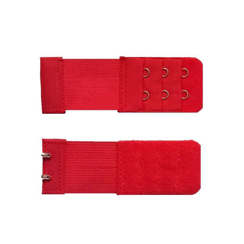 1 Stück BH-Verlängerer für Damen Elastischer BH-Verlängerungsgurt Hakenclip Verlängerer Verstellbare Gürtelschnalle Dessous-Zubehör rot von Joom DACH
