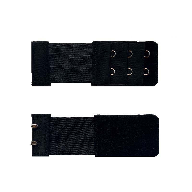 1 Stück BH-Verlängerer für Damen Elastischer BH-Verlängerungsgurt Hakenclip Verlängerer Verstellbare Gürtelschnalle Dessous-Zubehör schwarz von Joom DACH