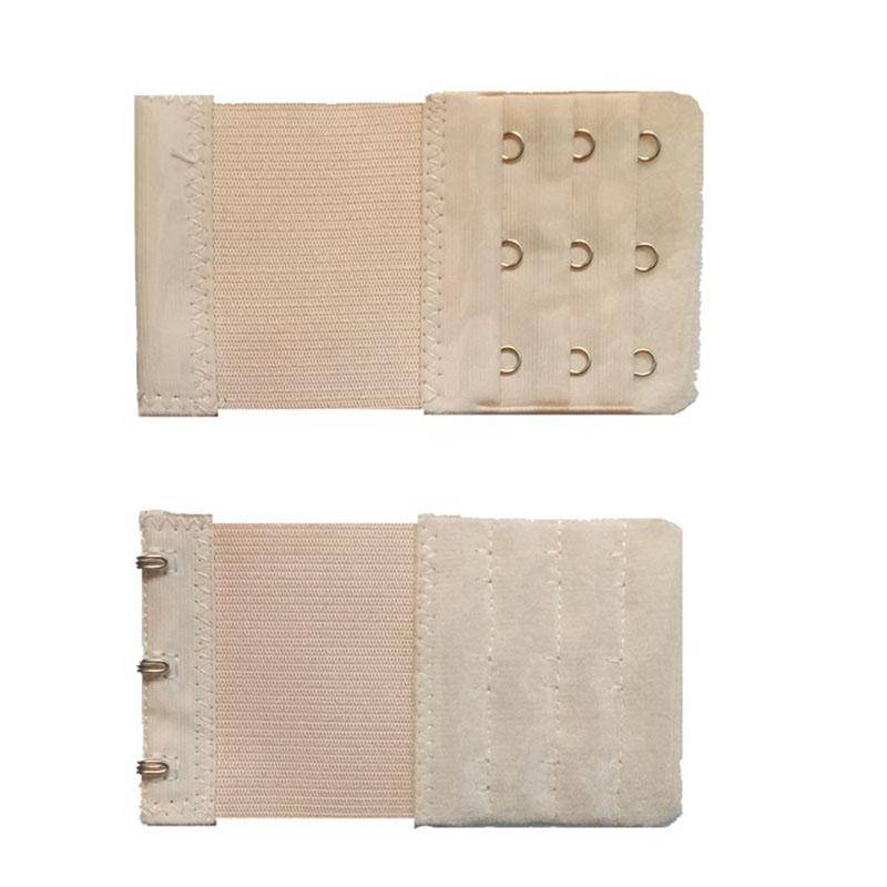 1 Stück BH-Verlängerung, 3-reihig, BH-Verlängerung mit 3 Haken, BH-Verschluss, Trägerverlängerung, weiche BH-Trägerverlängerung, Damen-Unterwäschegürtel, verstellbarer Gürtel, Damen-Accessoires beige von Joom DACH