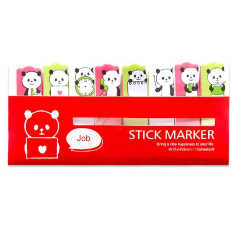 1 Stück Briefpapier Haftnotizen Mini Tiere Notizblock 7 Rudernotizpapieraufkleber red panda von Joom DACH