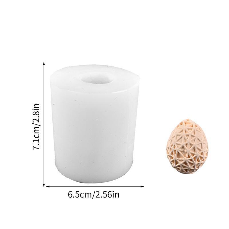 1 Stück Diy Ostern Geometrische Eier Form Silikon Kerze Form Diy Weihnachten Aromatherapie Kerze Form Schokolade Gips Epoxidharz Dekoration WBL A weiß von Joom DACH