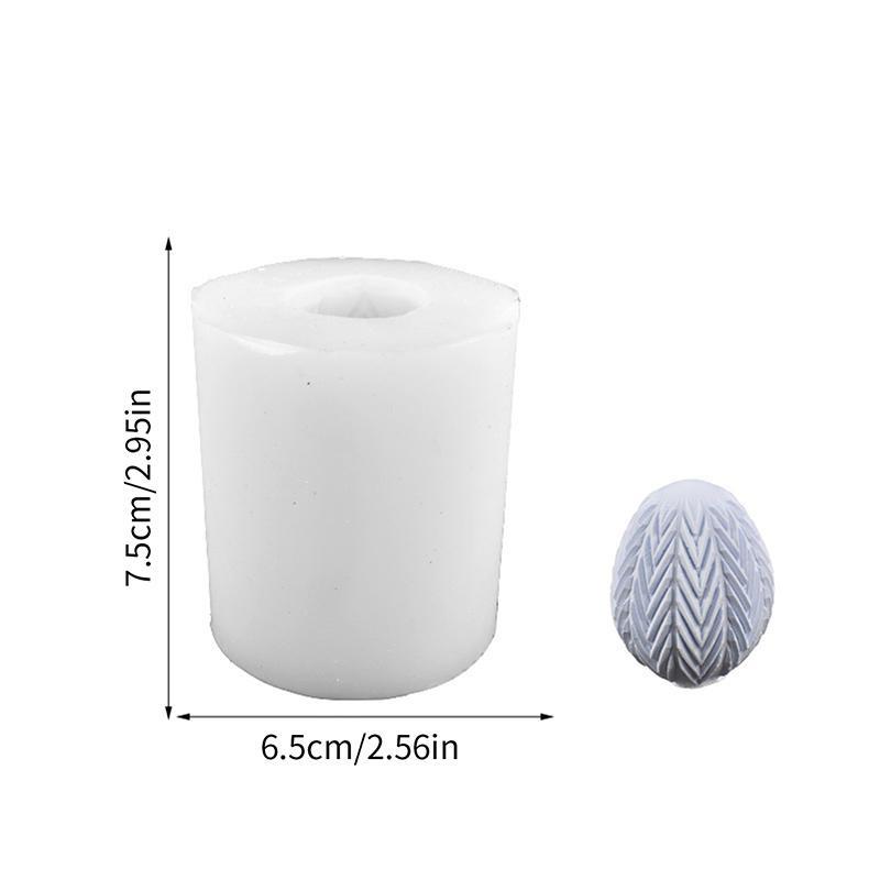 1 Stück Diy Ostern Geometrische Eier Form Silikon Kerze Form Diy Weihnachten Aromatherapie Kerze Form Schokolade Gips Epoxidharz Dekoration WBL E weiß von Joom DACH
