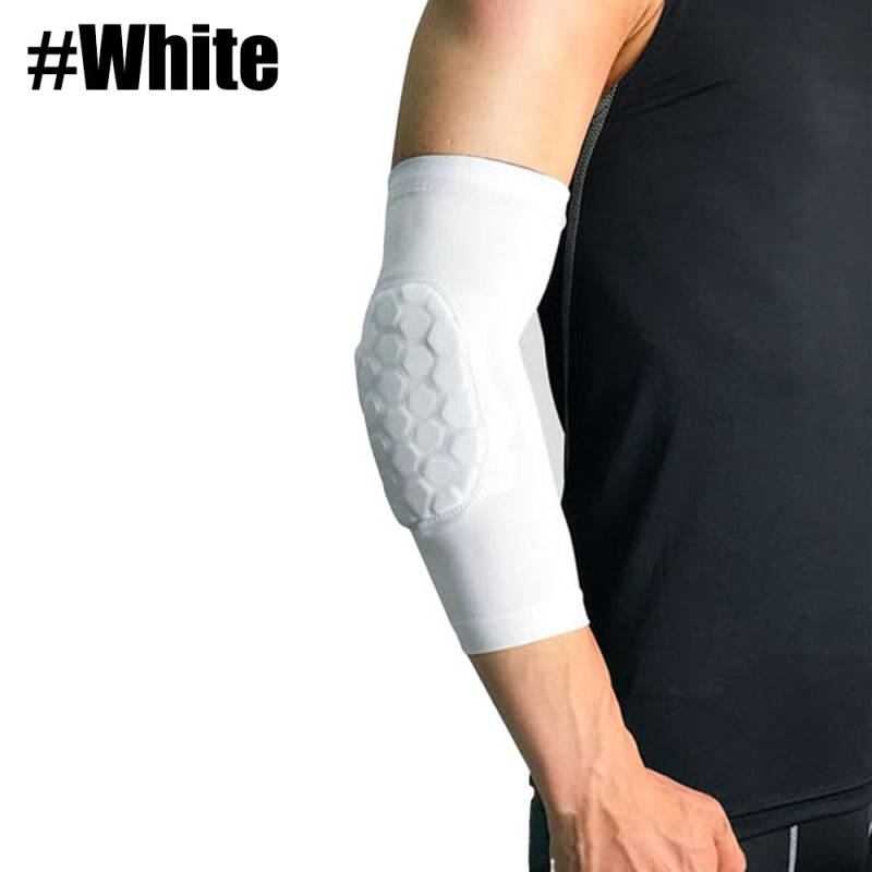 1 Stück Ellenbogenschützer für Kinder und Jugendliche, Waben-Kompressionsärmel, Polster, Schutzausrüstung für Fußball, Volleyball, Radfahren YS weiß 1 Stück Ellenbogenschützer für Kinder und Jugendliche, Waben-Kompressionsärmel, Polster, Schutzausrüstung für Fußball, Volleyball, Radfahren YS weiß von Joom DACH