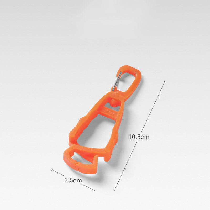 1 Stück Handschuh-Clip-Aufhänger Mehrzweckwerkzeug Tragbarer Kunststoff-Sicherheits-Arbeitshandschuhe-Halter Hakenklemme für Outdoor-Wandercamping orange von Joom DACH