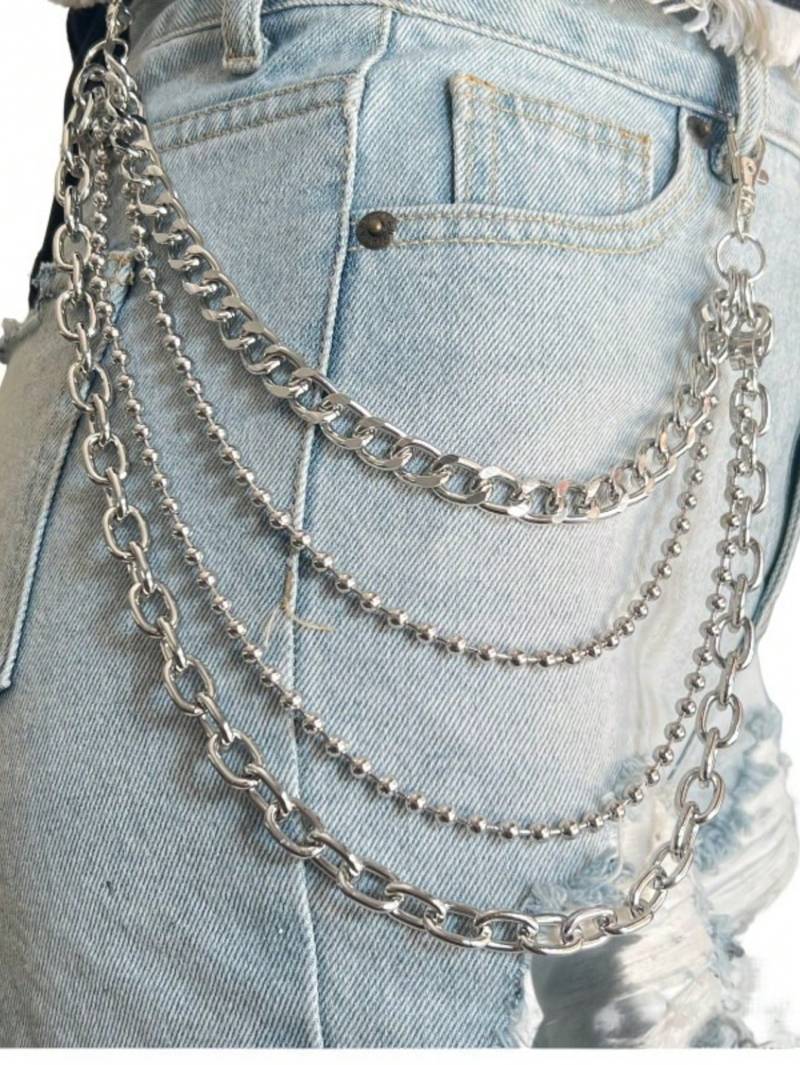 1 Stück Hip Hop Punk Metall Mehrschichtige Taillenkette Verkleiden Jeans Accessoires Hip Hop Multifunktionale Herren- und Damen-Hosenkette Geeignet 1 Stück Hip Hop Punk Metall Mehrschichtige Taillenkette Verkleiden Jeans Accessoires Hip Hop Multifunktionale Herren- und Damen-Hosenkette Geeignet von Joom DACH