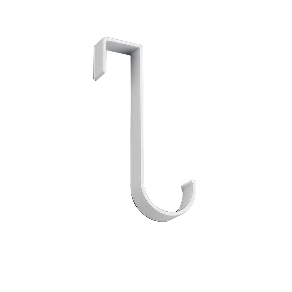 1 Stück Kreative Kleiderstange Einzelhaken Space Aluminium Heizkörperaufhänger Schranktür Rückhaken Badezimmer Handtuch Kleiner Haken weiß von Joom DACH