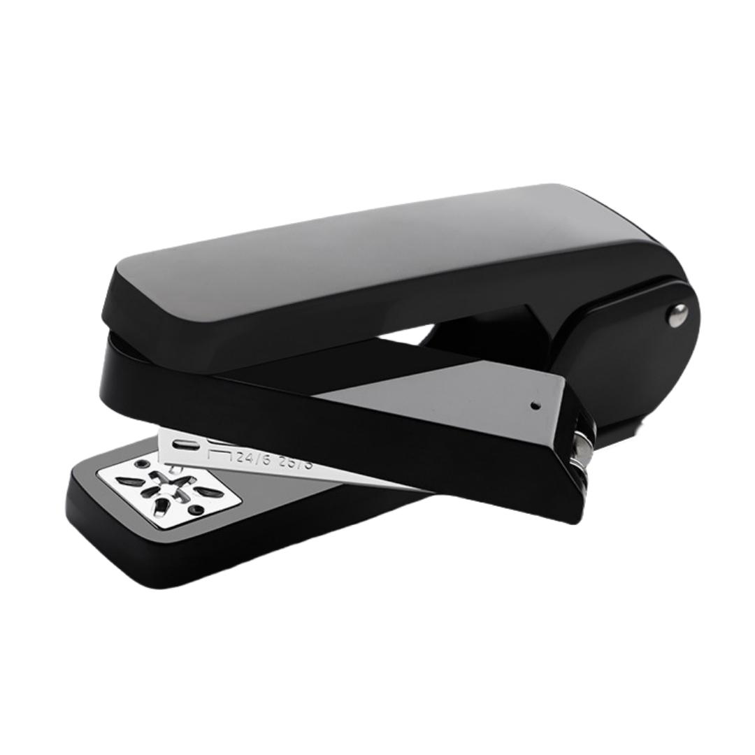 1 Stück Multifunktionaler 360-Grad-Drehhefter 1 Stück Kraftsparender Hefter - Weiß Bürobedarf - Kann 25 Blatt Papier auf einmal binden schwarz von Joom DACH