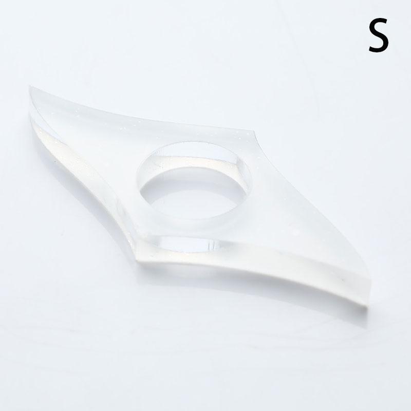 1 Stück Multifunktions-Acryl-Daumen-Buchstütze, Buchseitenhalter, Lesezeichen, Schule 7.6*3.3cm von Joom DACH