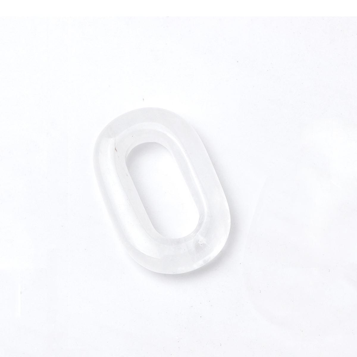 1 Stück Naturstein-Anhänger, hohl, oval, Quarz, Amazonit, Amethyst, Edelsteine, Charms für die Schmuckherstellung, DIY, Frauen, Männer, Halskette, Ohrringe, Zubehör, 23 × 38 mm 1Pc/23×38mm von Joom DACH