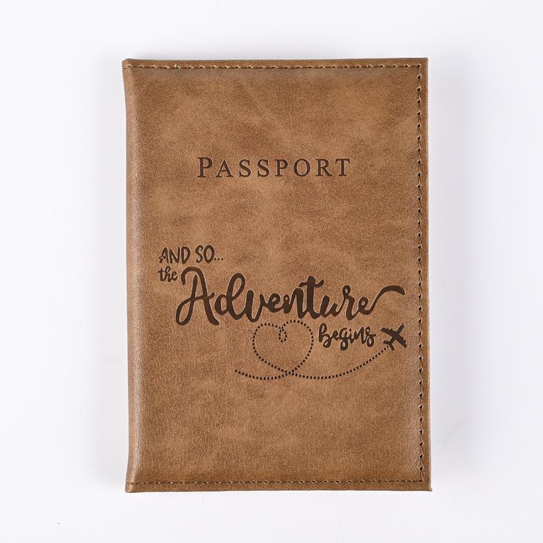 1 Stück Reisepass Schutzhülle PU-Leder Dokumentenetui Reisepass Ausweis Schutzhülle Etui Material Wasserdicht für Frauen Mädchen von Joom DACH