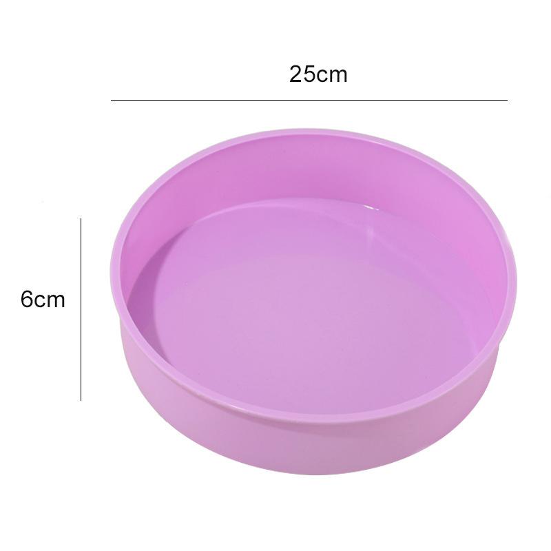 1 Stück Runde Form Silikon Kleine Kuchen Backform Diy Mousse Fondant Zylinderform Für Gebäck Dessert Gelee Küchenwerkzeug 25cm von Joom DACH