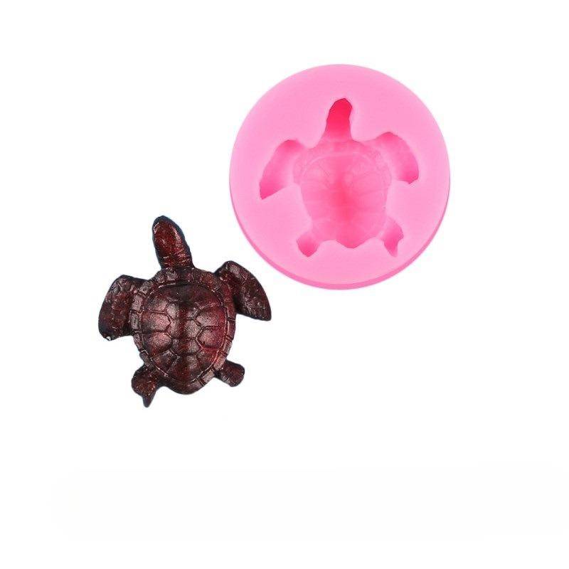 1 Stück Schildkröte Harzform Schildkröte Silikonform Epoxidharzform Schildkrötenform Schildkröten Seifenform Dekoration Gips Kerze Aroma Fondant Style-a rosa von Joom DACH