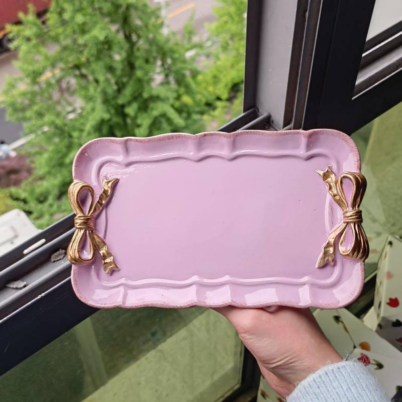 1 Stück Schleifenschale Schmuckaufbewahrungsschale Partydekoration Multifunktionale Schale Organizer Werkzeuge Harzhandwerk Geschenke violett von Joom DACH