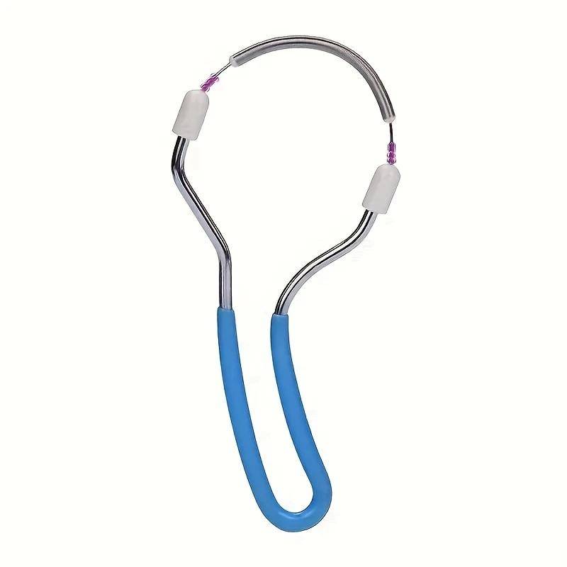 1 Stück Schmerzloser Gesichtshaarentferner - Federrollen-Epilierer für Frauen, Einfache Anwendung an Oberlippe, Kinn, Gesicht & Hals blau von Joom DACH