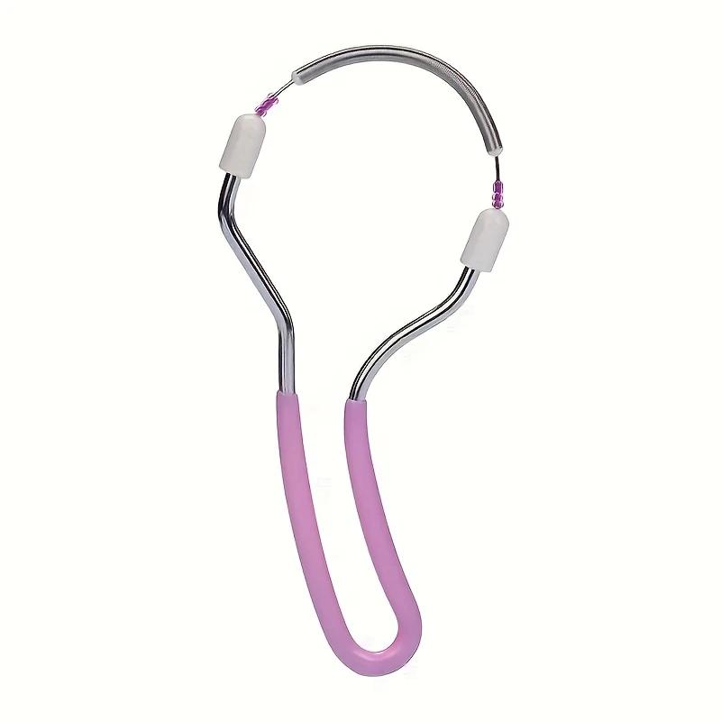 1 Stück Schmerzloser Gesichtshaarentferner - Federrollen-Epilierer für Frauen, Einfache Anwendung an Oberlippe, Kinn, Gesicht & Hals rosa von Joom DACH