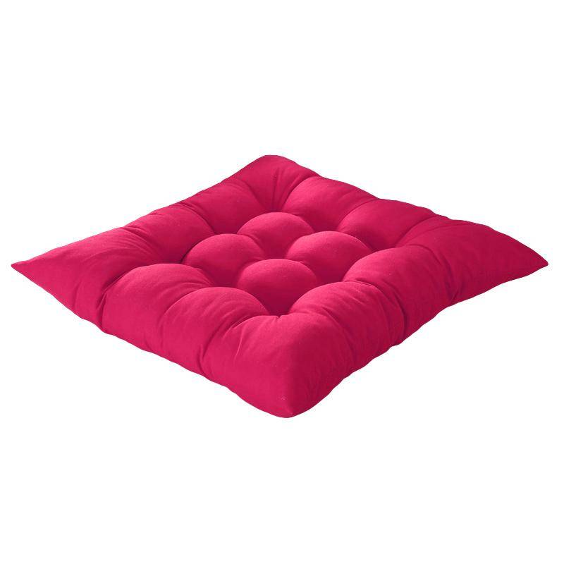 1 Stück Sitzkissen Einfarbig Kissen Heimdekoration Quadratisch Dick Chunky Heimtextil Stuhlkissen Garten Polyester Weich von Joom DACH