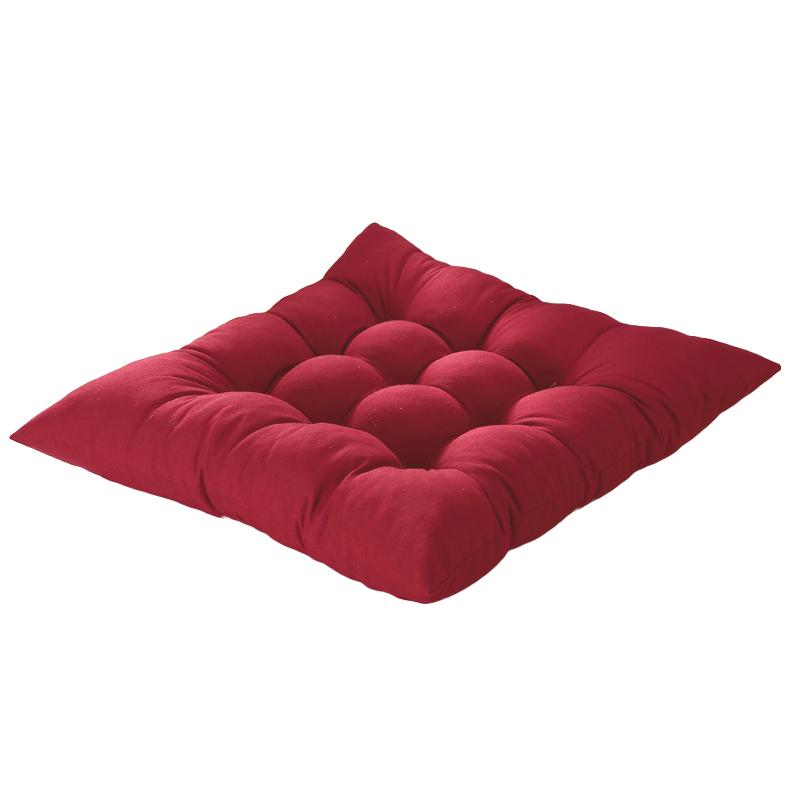 1 Stück Sitzkissen Einfarbig Kissen Heimdekoration Quadratisch Dick Chunky Heimtextil Stuhlkissen Garten Polyester Weich von Joom DACH