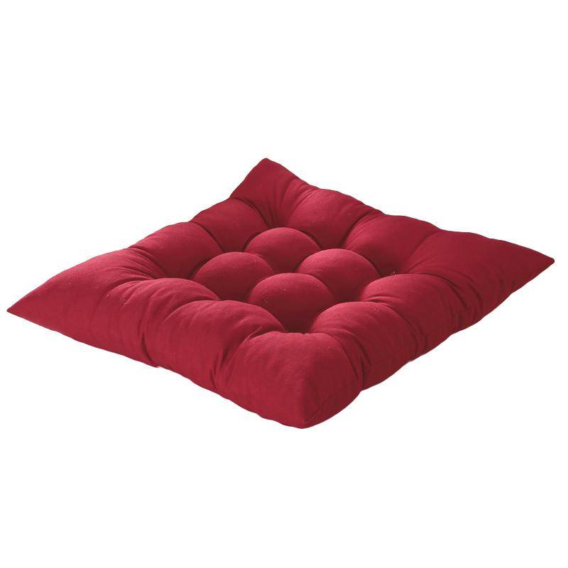 1 Stück Sitzkissen Einfarbig Kissen Heimdekoration Quadratisch Dick Chunky Heimtextil Stuhlkissen Garten Polyester Weich von Joom DACH