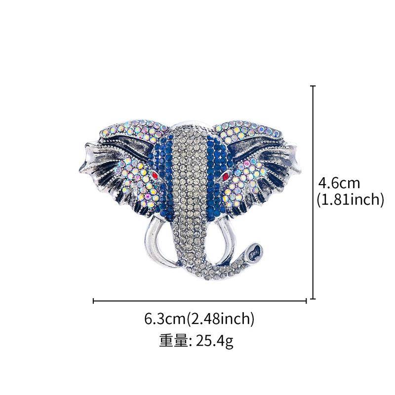 1 Stück Strass Barock Stil Bär Garnelenform Für Frauen Mädchen Tier Broschen Vintage Mantel Anzug Accessoires Elefant Frosch von Joom DACH