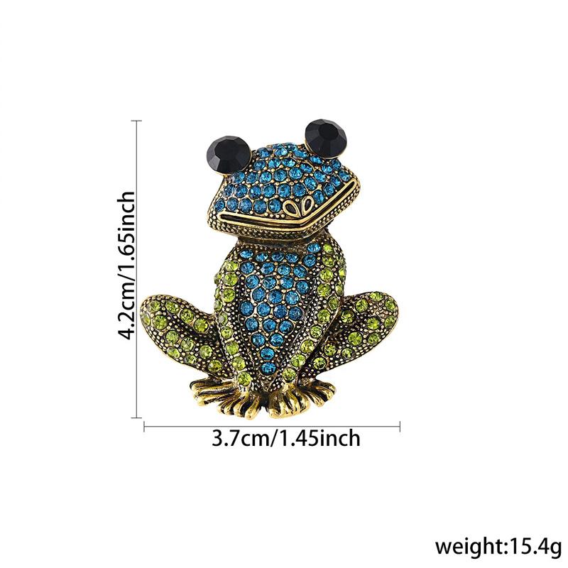 1 Stück Strass Barock Stil Bär Garnelenform Für Frauen Mädchen Tier Broschen Vintage Mantel Anzug Accessoires Elefant Frosch von Joom DACH