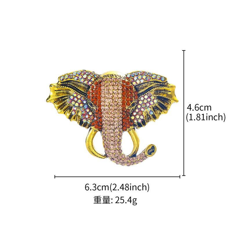1 Stück Strass Barock Stil Bär Garnelenform Für Frauen Mädchen Tier Broschen Vintage Mantel Anzug Accessoires Elefant Frosch von Joom DACH